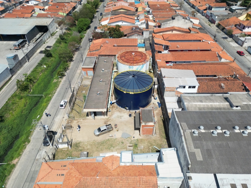 SAAE Jacareí conclui duplicação do reservatório Diogo Fontes e amplia capacidade de abastecimento na região oeste