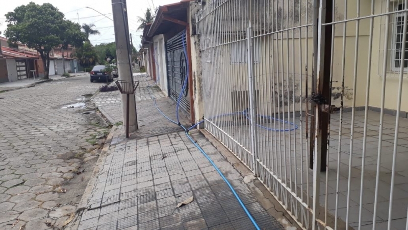 SAAE interligará nova rede de água na Rua Carlos Handorf no bairro Vila Pinheiro, nesta quinta-feira (22)